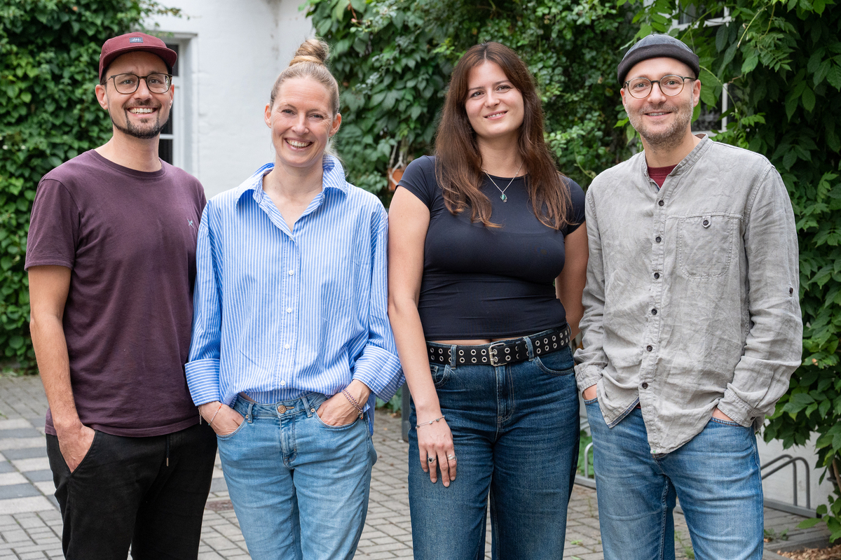 Nico, Tina, Valeria und Marius von Anders Gründen