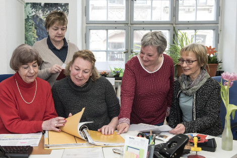 Das Büroteam des FZF