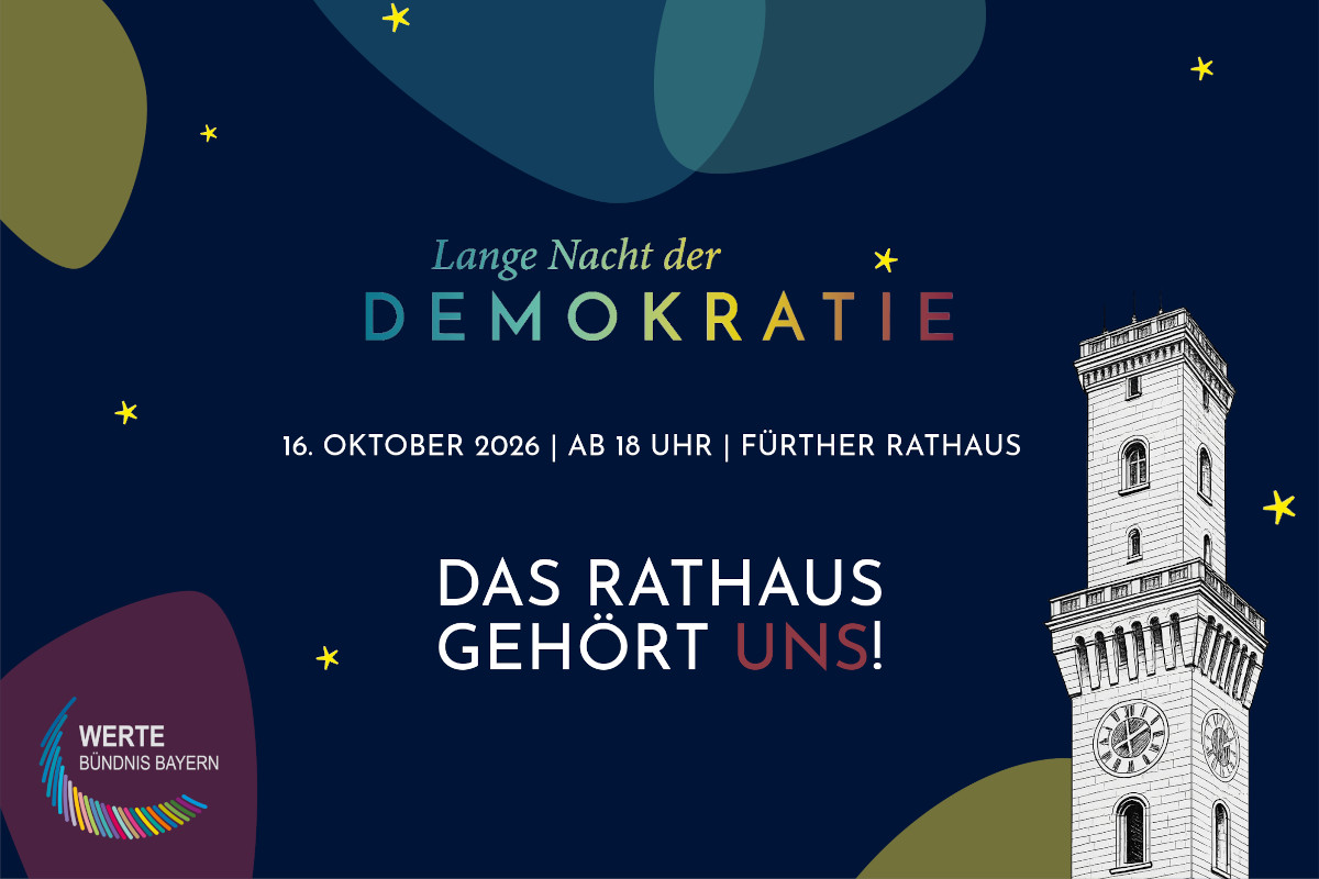 Offizielles Veranstaltungsvisual mit den zentralen Eckdaten und dem Slogan: Das Rathaus gehört uns!
