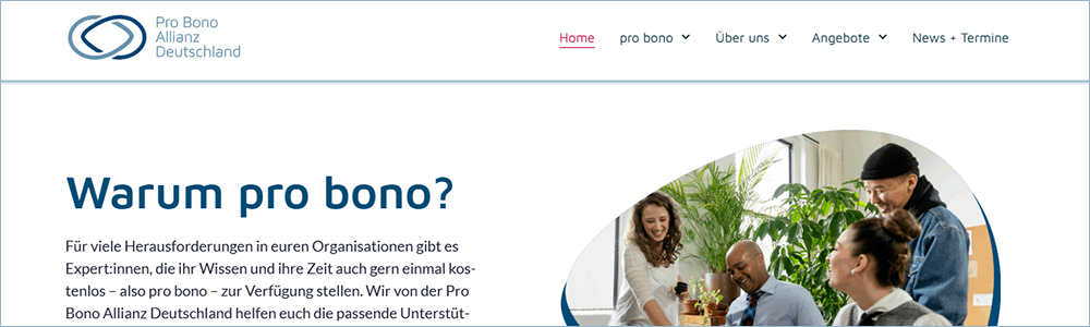 Pro Bono Allianz Screenshot Pro Bono Allianz